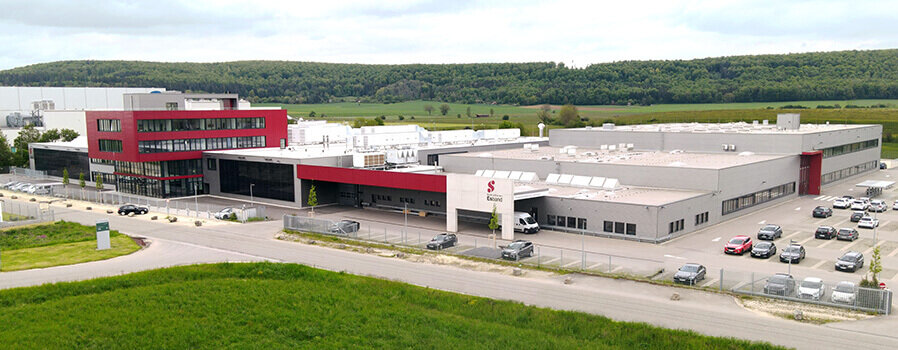 Aerial view od the company building