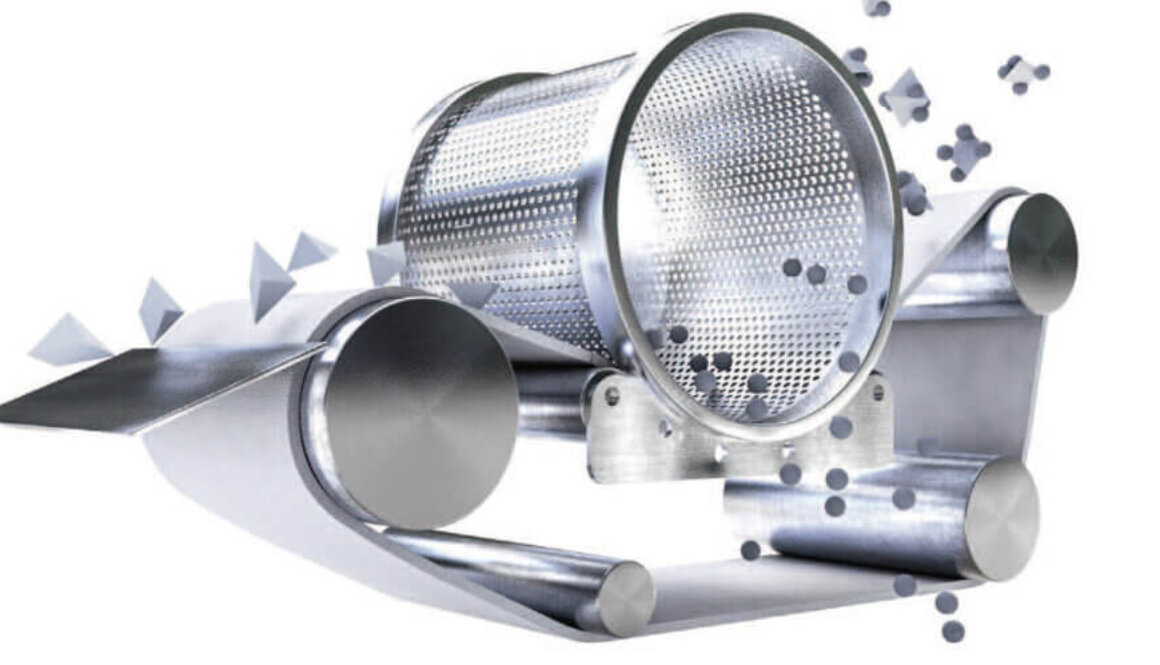 Separator belt being used in a machine